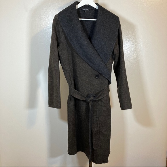 Eileen Fisher Baby Alpaca Wool Belted Jacket NWOT - Size Small - Picture 3 of 11